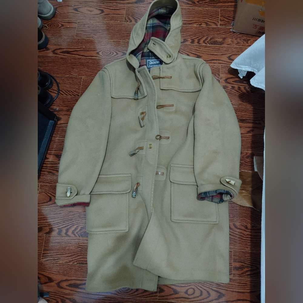 Gloverall duffle coat camel